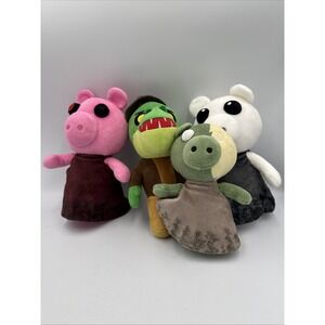 PIGGY Minitoon lot of 4 stuffed plush Roblox